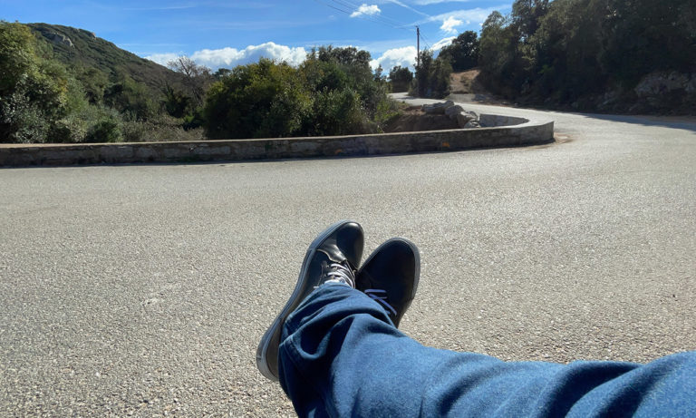 pause motarde en Corse