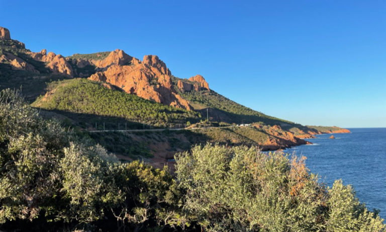 Massif de l'Esterel, entre Cannes et St Raphaël