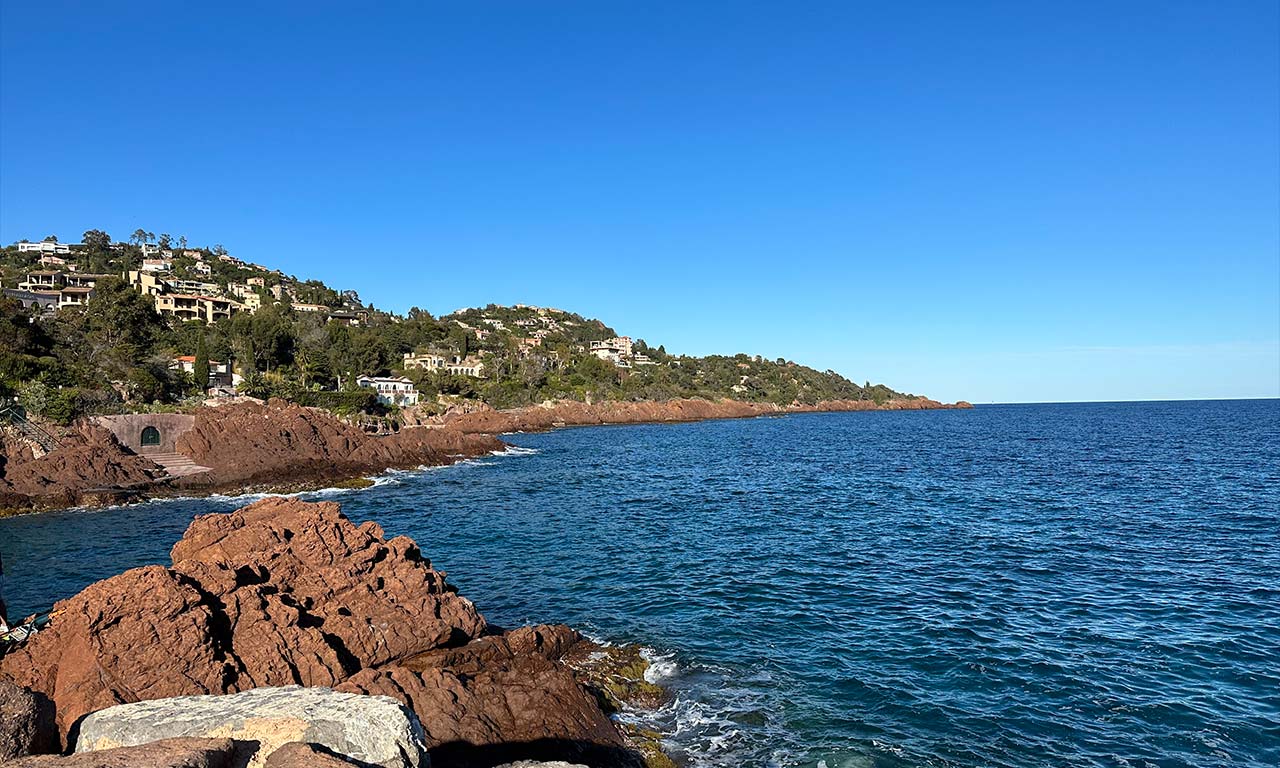 vue mer vers Massif de l'Estérel