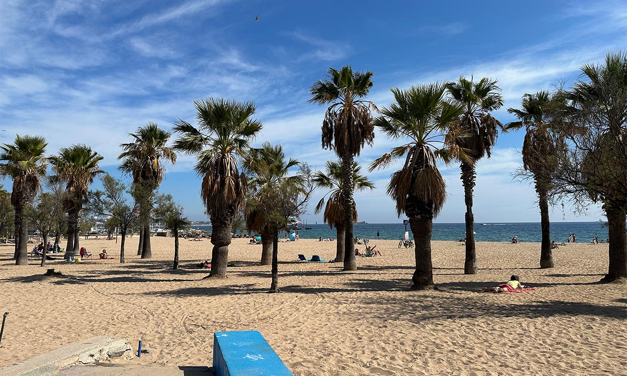 Plage de Fréjus sur la Côte d’Azur Plage de Fréjus sur la Côte d'Azur