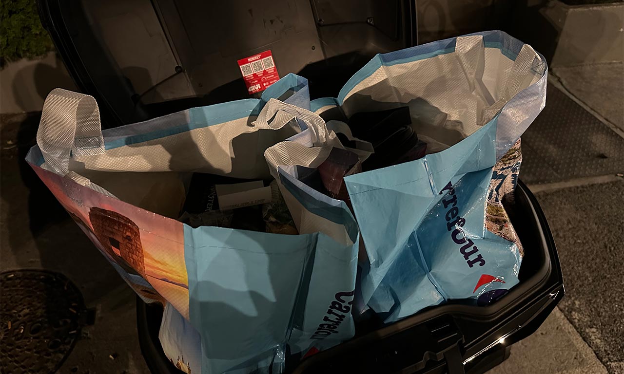 Top Case Maxia 58 : Deux sacs de course