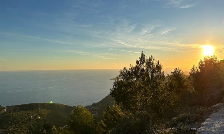 vue mer depuis la Grande Corniche