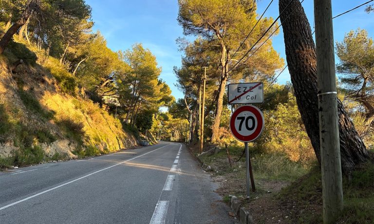 Le Col d'Eze sur la Côte d'Azur