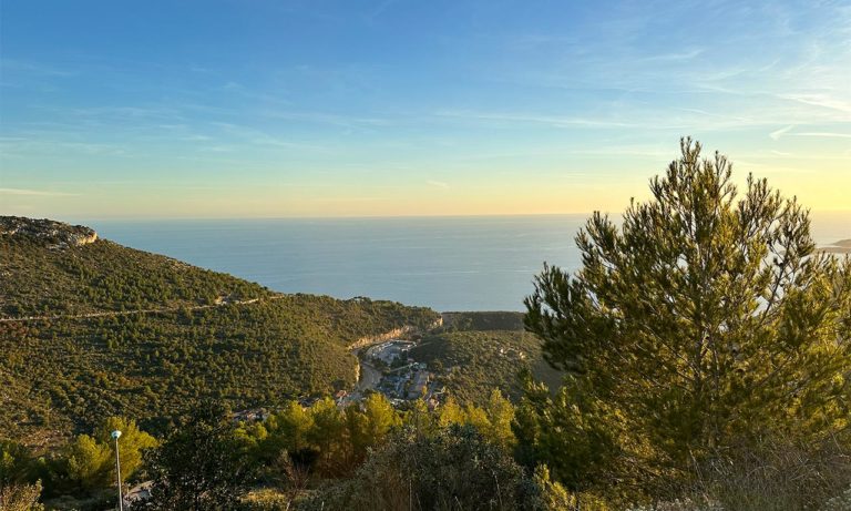 Grande Corniche de Nice à Monaco : vue mer