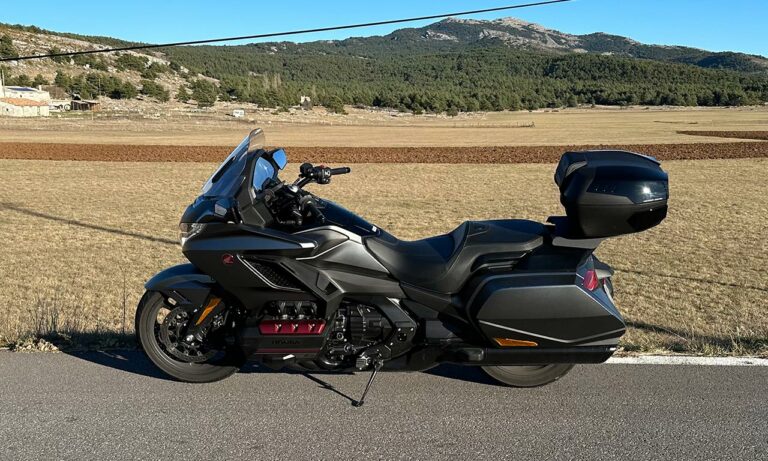 Honda Goldwing de David Jazt à Gréolières