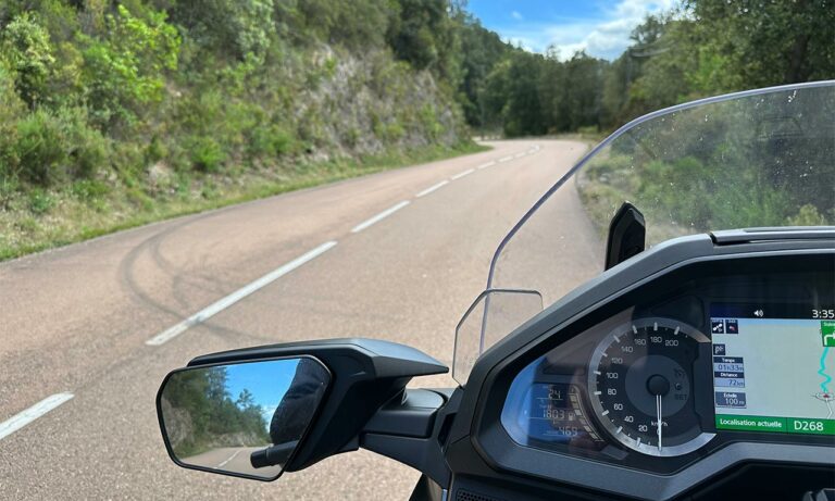 balade moto en Corse en Goldwing GL 1800