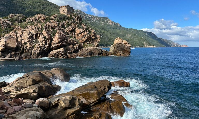Port Ota, vue mer