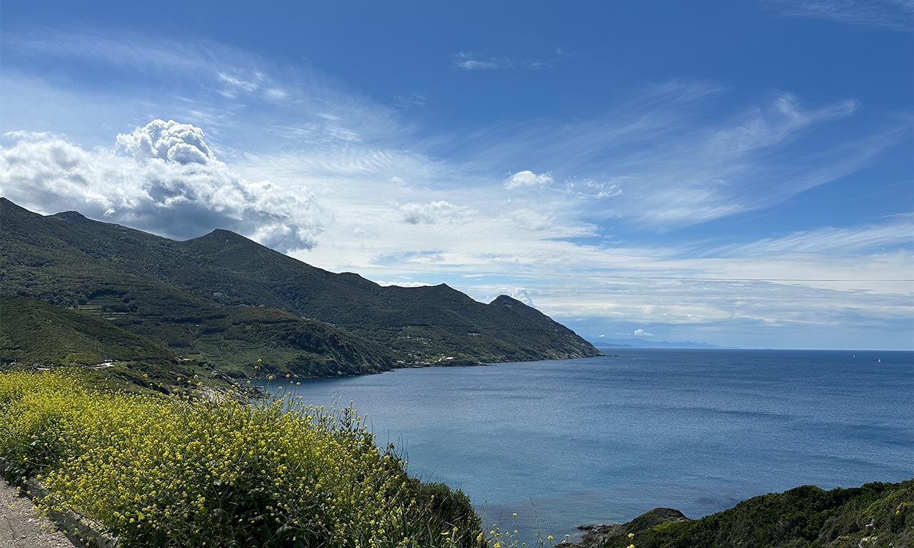 Vue mer en Corse