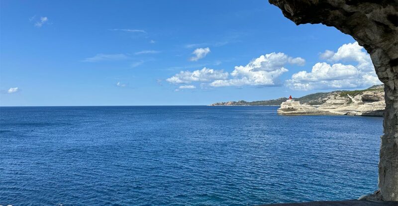 Magnifique vue depuis le Gouvernail de Bonifacio