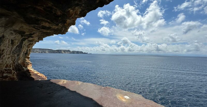 Vue depuis le Gouvernail de Bonifacio