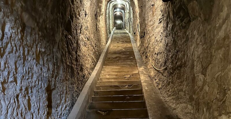 Près de 160 marches pour atteindre le Gouvernail