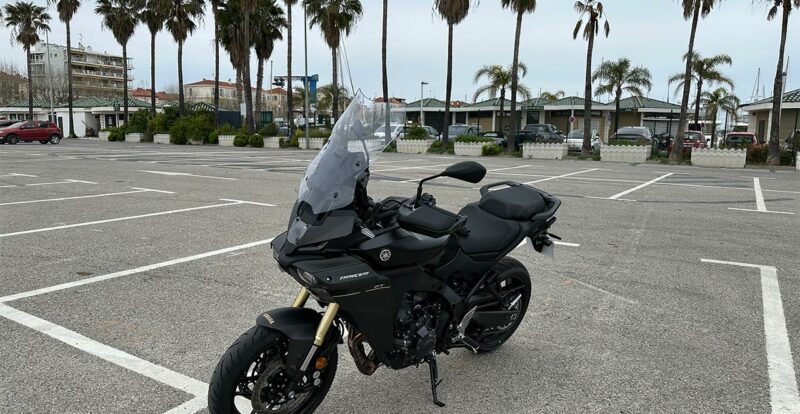 Essai moto Tracer 9GT sur Antibes et Golf Juan