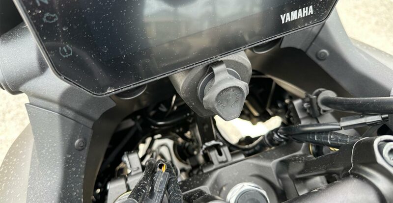 Sous le tableau de bord du Tracer 9GT