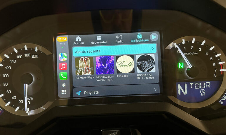 Profiter de CarPlay sans intercom sur casque sur la Goldwing