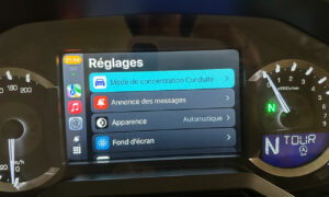 CarPlay sans intercom sur la Goldwing