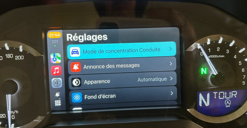 CarPlay sans intercom sur la Goldwing