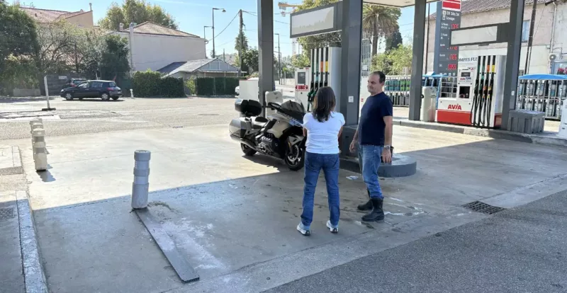 Station Avia à la Fantonne (Antibes)