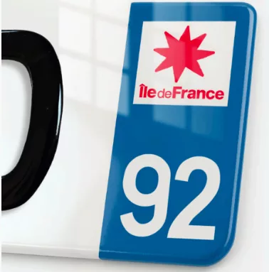 Plaque immatriculation 3D : le top