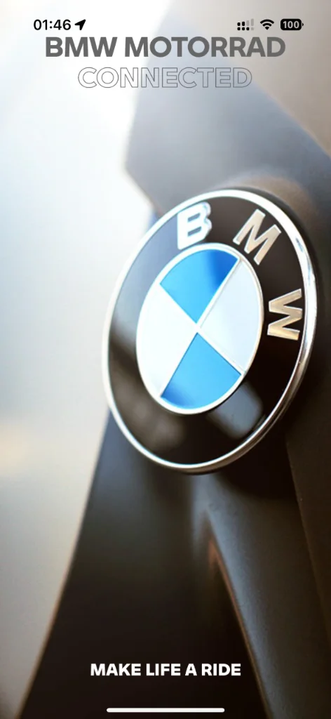 BMW Motorrad Connected : l'application mobile