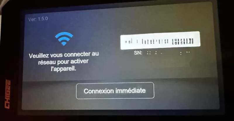 Numéro de série Chigee