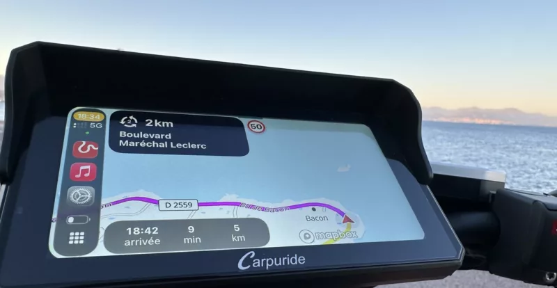 photo du Carpuride 602S Pro sur BMW R1300R