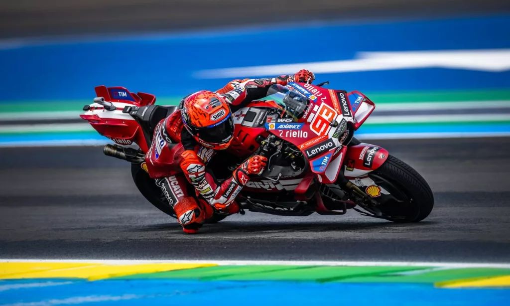 Marc Marquez sur sa Ducati lors du Sprint MotoGP à Goiânia, Brésil 2026