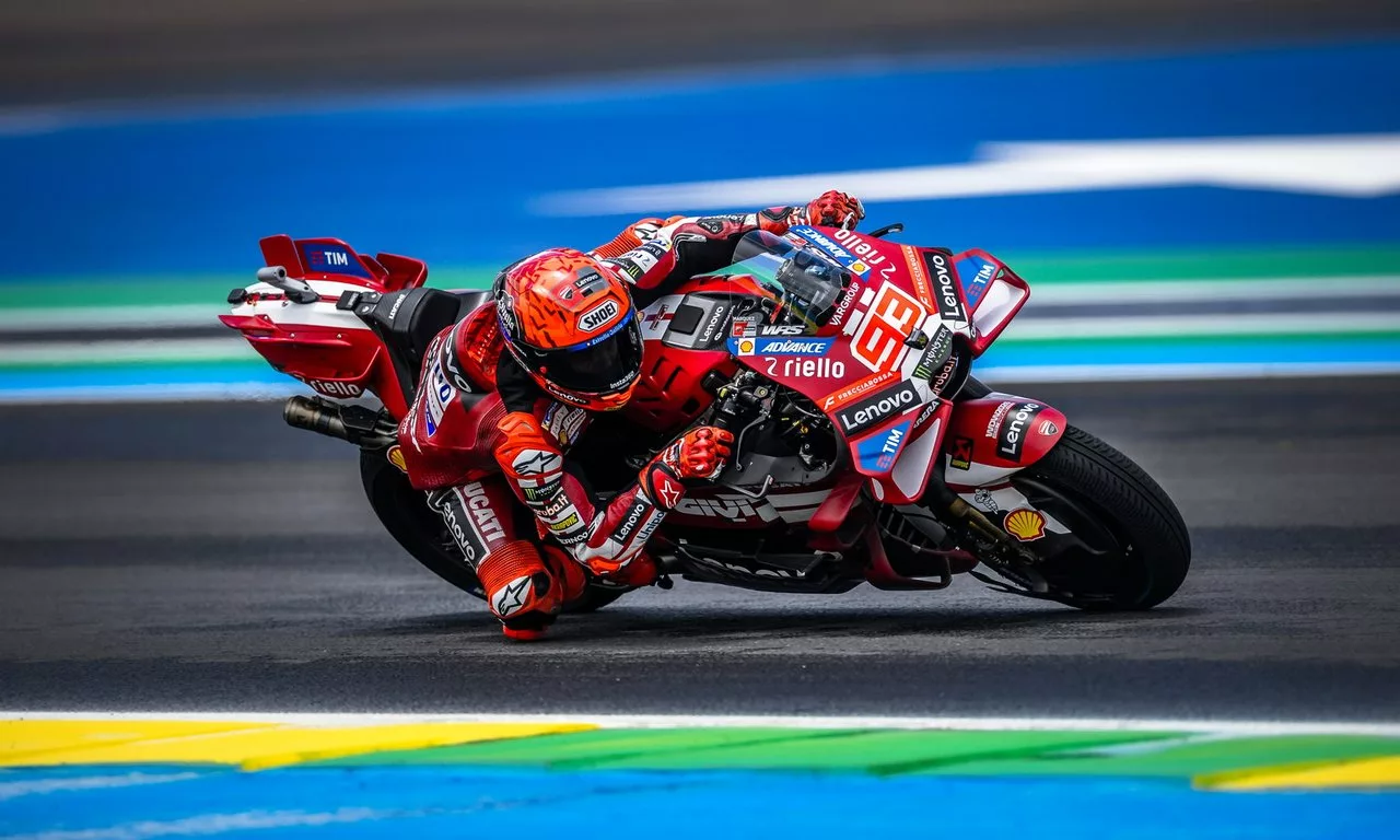 Marc Marquez sur sa Ducati lors du Sprint MotoGP à Goiânia, Brésil 2026