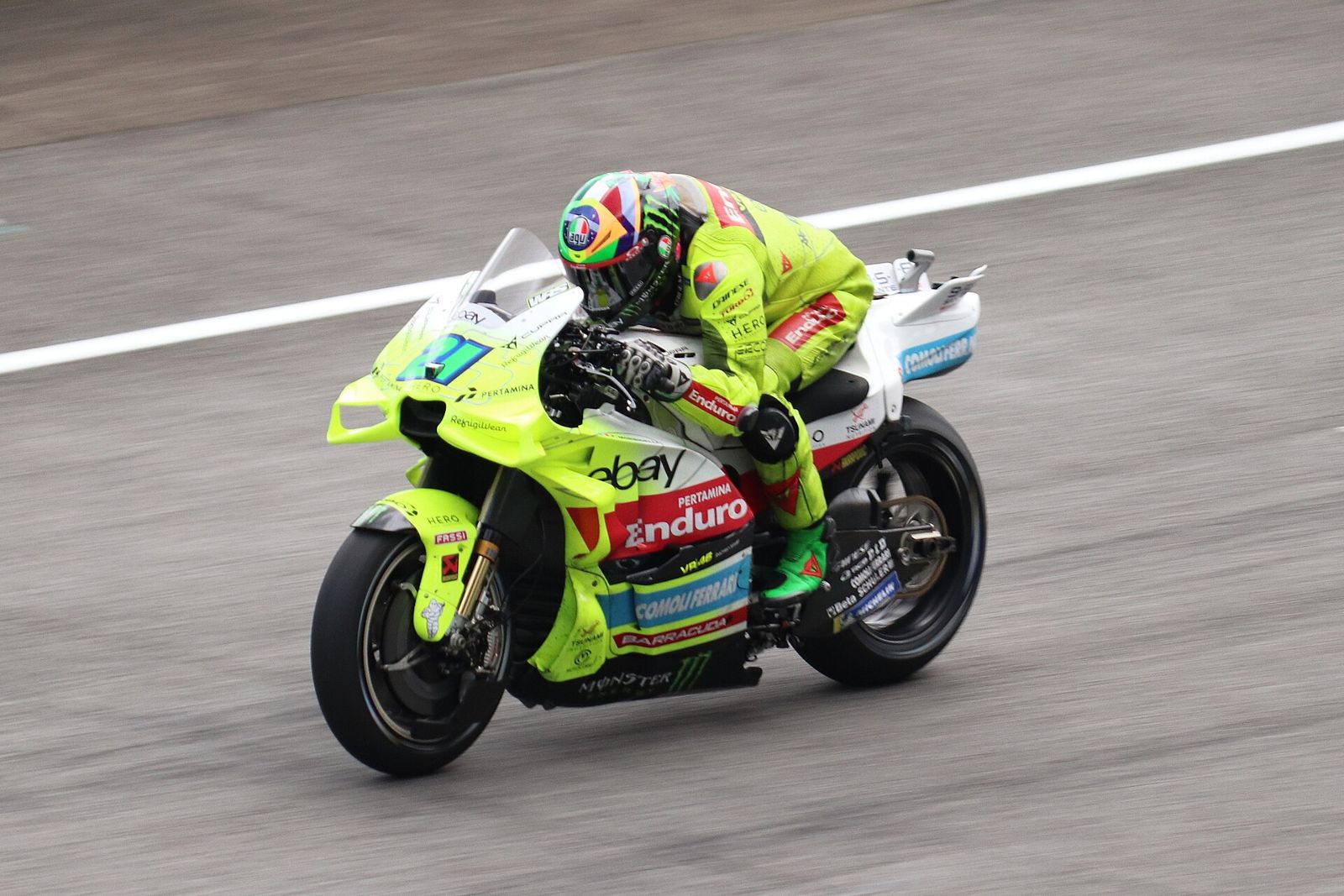 Franco Morbidelli sur la Ducati du VR46 Racing Team au Grand Prix de Malaisie MotoGP 2025